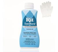 Rit DyeMore 7 Oz. Synthetic Liquid Fiber Dye Single Pack with Plastic Gloves for Clothing, Décor, and Crafts - Kentucky Sky