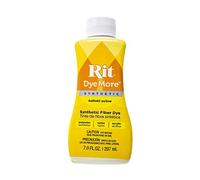 Rit DyeMore Single Bottle 7 Oz. Synthetic Liquid Fiber Dye for Clothing, Décor, and Crafts - Daffodil Yellow