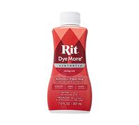 Rit DyeMore Single Bottle 7 Oz. Synthetic Liquid Fiber Dye for Clothing, Décor, and Crafts - Racing Red