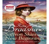 Rita Bradshaw Saffron Skies & New Beginnings Paperback Book in White Rita Bradshaw White
