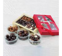 Rita Farhi Assorted Chocolate Covered Mixed Fruit and Nut Luxury Gift Box, Palm Oil Free, 390g