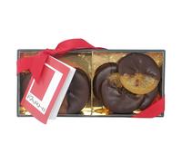 Rita Farhi Belgian Dark Chocolate Dipped Candied Orange and Lemon Slices, 188g