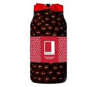 Rita Farhi Dark Chocolate Coated Hazelnuts Luxury Gift Jar 700g - Premium Belgian Dark Chocolate, Palm Oil Free