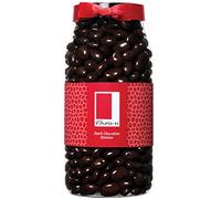 Rita Farhi Dark Chocolate Raisins Luxury Gift Jar 870g - Juicy Raisins Coated in Smooth Belgian Dark Chocolate, Vegetarian & Palm Oil Free - Gift for Birthdays & Celebrations