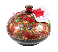 Rita Farhi Handmade Bonbonnière filled with Cocoa Dusted Dark Chocolate Almonds, Palm Oil Free, 130g