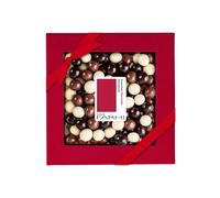 Rita Farhi Milk Dark and White Chocolate Coated Hazelnuts in a Luxury Gift Box 200 g - New Palm Oil Free Recipe