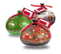 Rita Farhi Milk, Dark & White Chocolate Covered Almonds Handmade Bonbonnière 130g - Luxury Chocolate Gift Box, Palm Oil Free