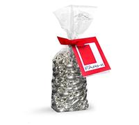 Rita Farhi Silver Sugared Almond Dragees in a Luxury Ribbon Gift Bag - 500g - Sugar Almond Sweets