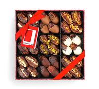 Rita Farhi Stuffed Medjool Dates Gift Box 720g - Chocolate Dipped & Fruit and Nut Filled Dates, Vegetarian Luxury Chocolate Date Selection