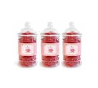 Rita Farhi Vegan Hearts Jellies in a Gift Jar, 250g (Pack of 3)