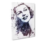 Rita Hayworth Canvas Print | Gallery Wrapped 30mm Frame Wall Art | 20x14 inches | Ready to Hang | Abstract Picture | Living Room Bedroom Lounge Office
