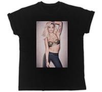 Rita Ora Sexy Naked Poster Men's T-Shirt Black Unisex Tee Size L