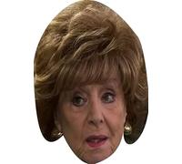 Rita Tanner Celebrity Cardboard Party Face Mask - Coronation Street Star, Funny Soap Star Party Prop, Fancy Dress Costume Accessory for Hen Do, Stag Do, Birthdays & TV Theme Events, Ready to Wear