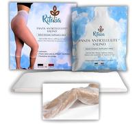 Ritalia Draining Wrap Pants with Dead Sea Salt - 100% Vegan Active Ingredients - Reusable Leggings for Legs & Buttocks - Unisex - Made in Italy - 1 Count
