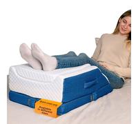 Ritalia® Replacement Cover for Leg Elevation Pillow Does NOT Include Pillow Extra Washable Bamboo OEKO-TEX Cover Compatible with Reading Pillow and Anti-Reflux Pillow Hygienic Replacement