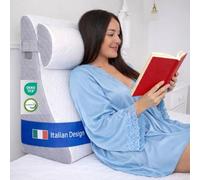 Ritalia® Wedge Pillow 60x60x30 cm | Back Pillow Bed and Vein Pillow | Ergonomic Seat Pillow Bed with Back Support, Ideal as Wedge Pillow for Sleeping and Raising the Mattress