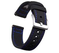 Ritche 2 x Born Nylon Band Watch Strap 1.5mm Thick High Quality Brushed with Heavy Duty Buckle