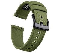 Ritche 2 x Born Nylon Band Watch Strap 1.5mm Thick High Quality Brushed with Heavy Duty Buckle