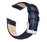 Ritche Christmas Gift Quick Release Leather Watch Bands Genuine Watch Straps for Men Women Top Grain Leather Watch Strap, White Elephant Gifts, Stocking Stuffers for Men, Father's Day gifts, Dark Blue