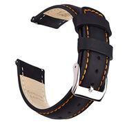 Ritche Quick Release Leather Watch Bands - Genuine Watch Straps for Men Women - 18mm 20mm 21mm 22mm 23mm 24mm Top Grain Leather Watch Strap - Valentine's Day Gifts for Him or Her - White