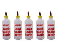 Ritchey 500ml Lamb Feeding Bottle With Red Teat Multibuy - 5x