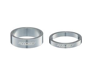 Ritchey Spares Classic Headset Spacers, Black, 28.6mm 2x10mm 3x5mm UK