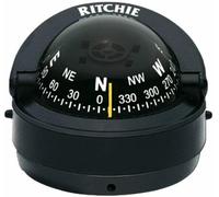 Ritchie Explorer Compass S-53 Traditional Black Surface Mount Boat Marine Light