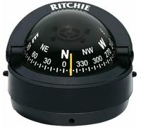 Ritchie Explorer Compass S-53 Traditional Black Surface Mount Boat Marine Light