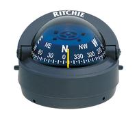 Ritchie S-53G Explorer Compass Surface Mount Gray S-53G Boat Sailboat Marine