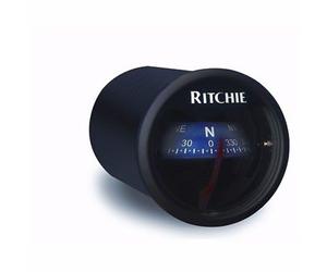 RitchieSport X-21BU Dash Mount Compass Traditional Black with High-Visibility