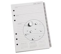 Rite in the Rain 2026 Dated Weekly Loose Leaf Calendar Set, 5” x 7”, Gray Sheets, 365 Days (No. PL2026W)
