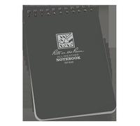 Rite in the Rain All-Weather Top-Spiral Notebook, 4" x 6", Gray Cover, Universal Pattern (No. 846)