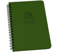Rite in the Rain All-Weather Universal Side Spiral Notebook Survival Green