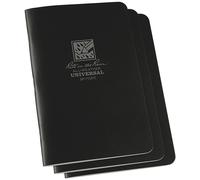 Rite in the Rain All-Weather Universal Stapled Notebooks 3 Pack Black