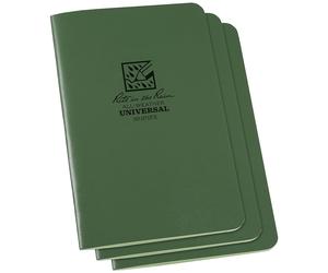 Rite in the Rain All-Weather Universal Stapled Notebooks 3 Pack Green