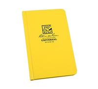 Rite In The Rain Universal Fabrikoid, Side Bound Book, 4¼ x 6¾" (80 Sheets) - Yellow