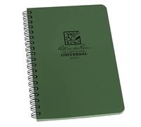 Rite in the Rain Universal Notebook, Side Spiral Bound, 4⅝" x 7" (32 Sheets) - Green