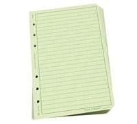 Rite in the Rain Waterproof Loose Leaf Universal Paper 100 Sheets Colour Green 6 hole Punch Recyclable Fits Ring Binder 9200T No.210 and No.210T All Weather Paper