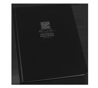 Rite in the Rain Weatherproof Hard Cover Notebook, 6.75" x 8.75", Black Cover, Universal Pattern (No. 770F-LG)