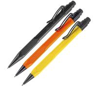 Rite in the Rain Weatherproof Mechanical Pencil, Yellow, Black, Orange Barrel, 1.3mm Dark Lead (No. IND15)