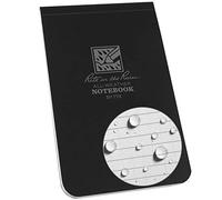 Rite in the Rain Weatherproof Top Bound Notebook, 3.25" x 5.25", Black Cover (No. 778)