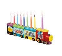 Rite Lite Ceramic Menorah, Multicolor, 11.5 x 1.25 x 2.75