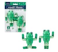 Rite Lite Passover Snack & Click Fidget Frogs Set of 2 - Pesach Seder Plague Passover Gifts Jewish Holiday Party Favors Home Decor Judaica Storytelling Fun & Educational Goodie Bag for Hours of Fun!