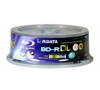 Ritek 50GB BD-R DL Dual-Layer Blu-Ray Writable Disc, 6x, 25pk