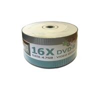 Ritek/Arita DVD-R 16x Discs Data 4.7GB Video 120 Mins White Full Face Inkjet Printable (50 Pack)