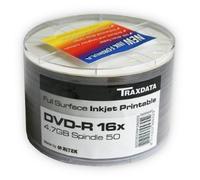 Ritek DVD-R Full Surface Inkjet Printable (16x) 4.7GB 200x dvd's (4 x 50pk Spindles)