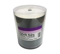 Ritek 'Excellence Series' Blank CD-R 52x Full Face White Inkjet Printable 100 Spindle