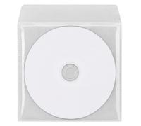 Ritek Professional White Inkjet Printable DVD-R Discs 4.7GB 16X - Full Surface Recordable Blank DVDs in Dragon Trading Plastic Sleeves with Flap - Professional Grade Media (Pack of 5)