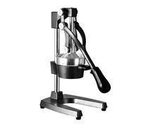 RITHRY Cast Iron Juicer, Commercial Manual Juicer, Orange Juicer Manual with 9cm Large Diameter, Thick Cast Iron Handle, Heavy Duty Fruit Press for Pomegranate, Watermelon, Orange, Lemon, Lime (Black)