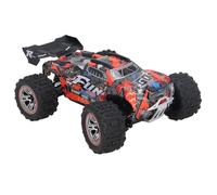 RiToEasysports 1 18 Scale RC Car, Brushless Motor High Speed 60km H Off Road Racing Car with Colorful Lights and Oil Pressure Shock Absorption, for 184008 Remote Control (2 Battery)
